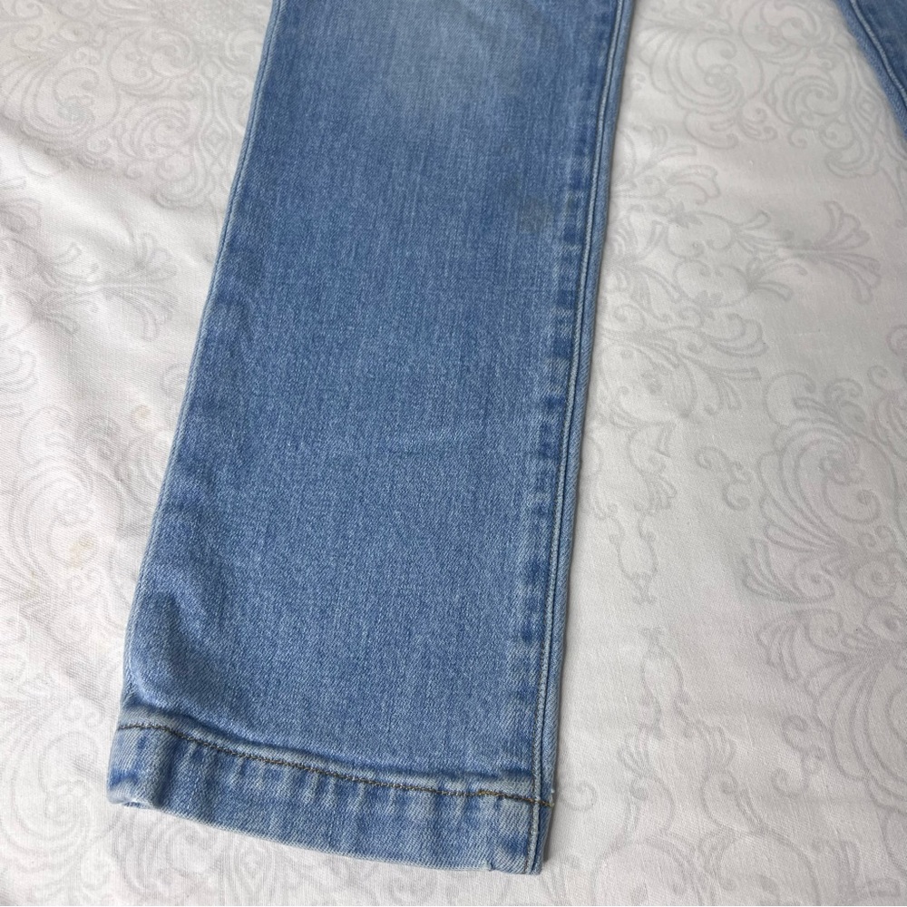 FRAME Denim Le High Straight Sunland Light Wash High Rise Crop Jeans Size 24 - Picture 11 of 16